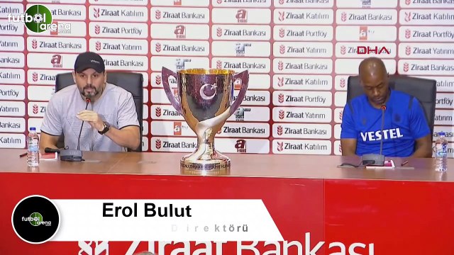Erol Bulut: Aytemiz Alanyaspor tarihinin en önemli maçlarından biri