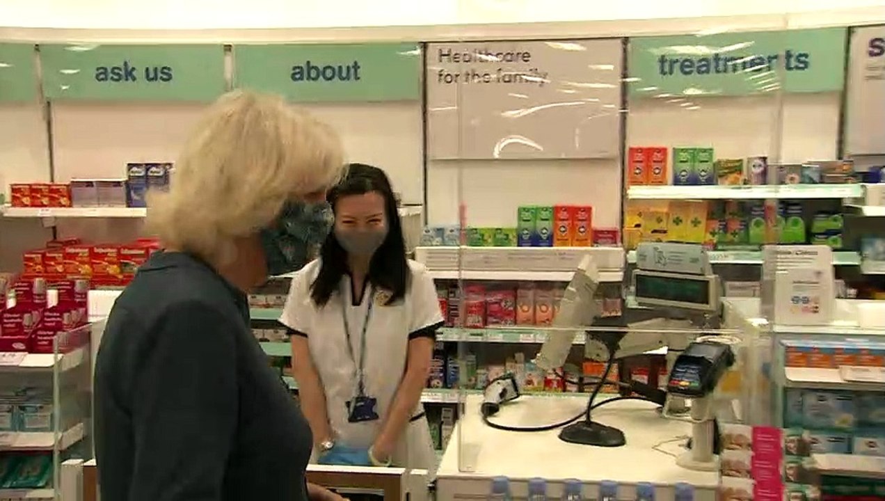 Duchess of Cornwall visits Boots branch