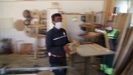 Kuşların yuvasını Şahinbey Belediyesi yapıyor