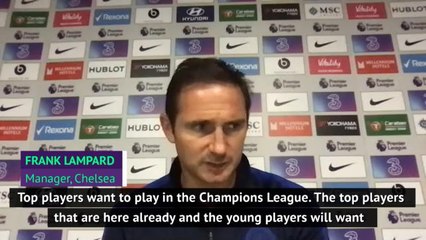 Download Video: Champions League spot will help Chelsea recruit - Lampard