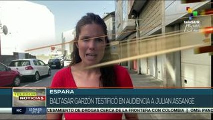 España: Baltasar Garzón testifica en audiencia a Julian Assange