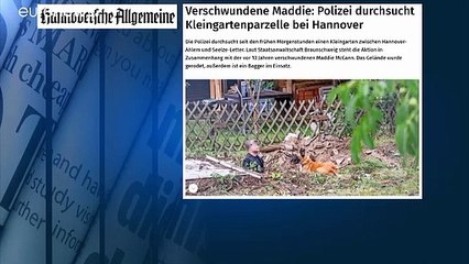Enquête sur la disparition de Maddie : des fouilles conduites dans un jardin près de Hanovre