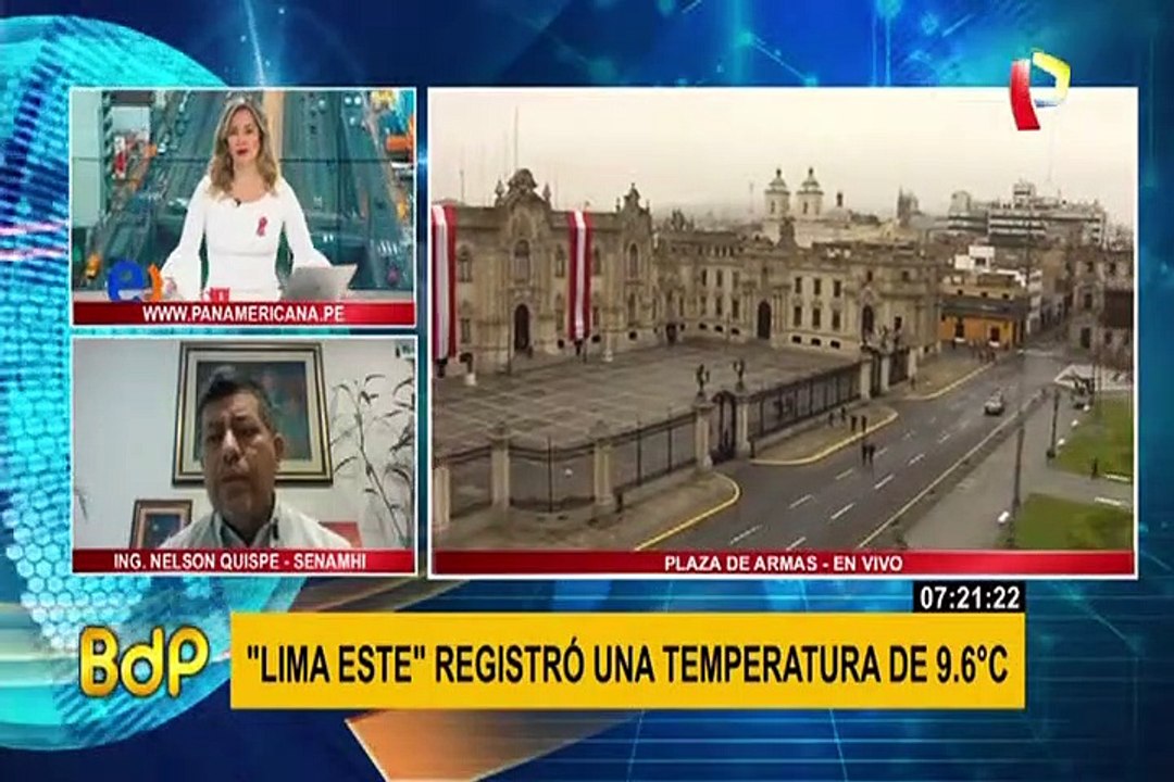 Senamhi: temperatura será más baja hacia primer...