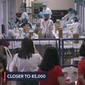 Philippine coronavirus cases near 84,000