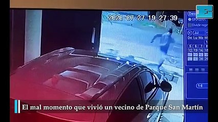 El mal momento que vivió un vecino de Parque San Martín