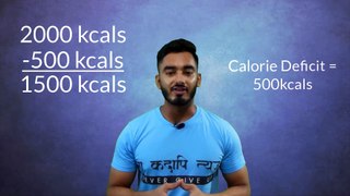 Calorie Adjustment for FAT LOSS part-2 | macro split and basic calorie count in hindi.