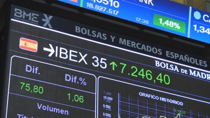 El Ibex 35 sube un 1,06 % tras cuatro sesiones en negativo