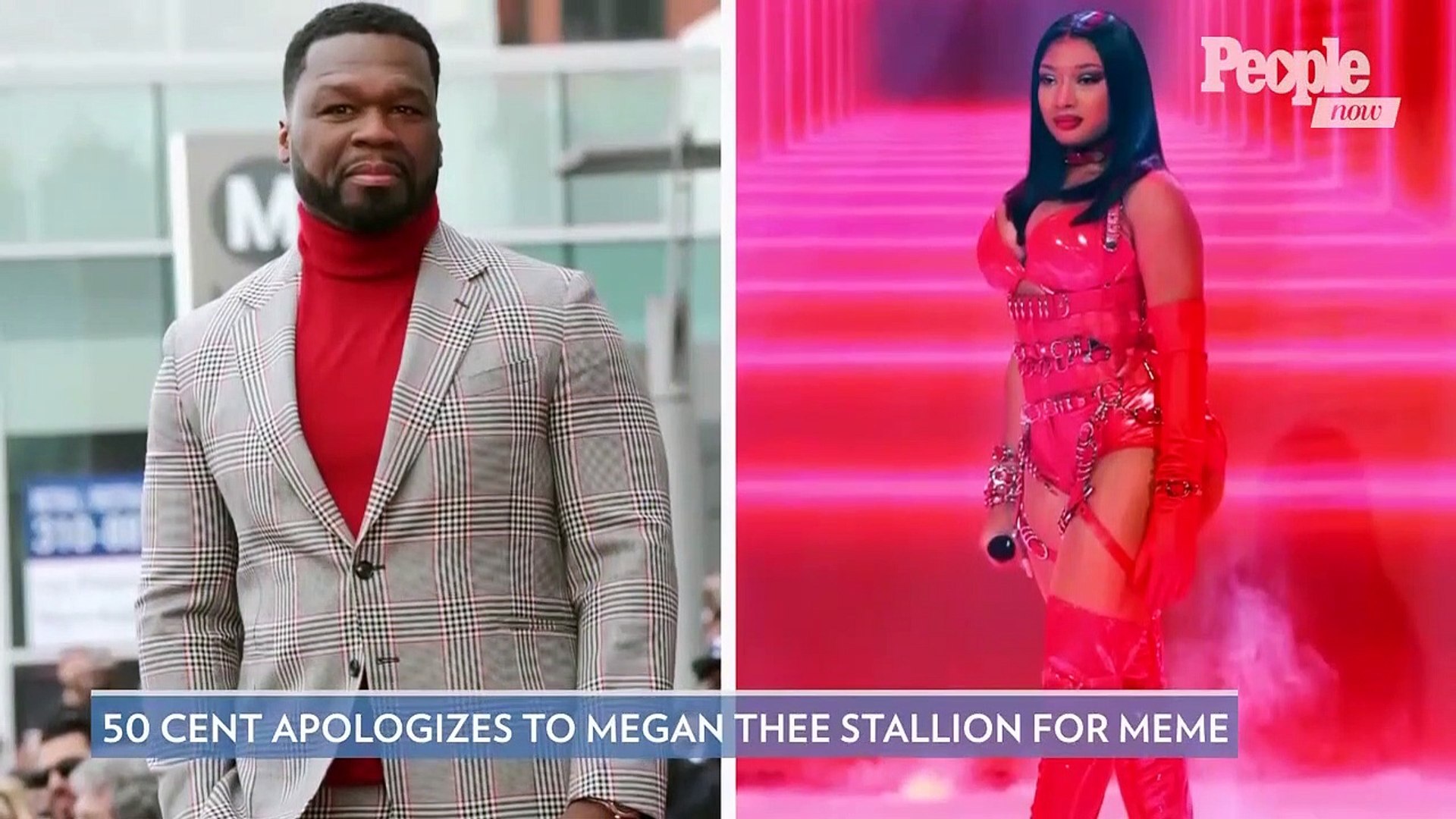 ⁣50 Cent Apologizes to Megan Thee Stallion for Sharing Insensitive Meme of Shooting Incident