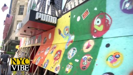 Brooklyn based artist, Rapper & Photographer Redesigns the Puma Fifth Avenue Store