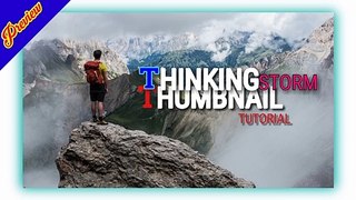 Thumbnail || Phonto || Stylish Thumbnail || Trend || Text on photo || Kinemaster || Thinking storm