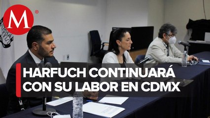 Omar García Harfuch reaparece en conferencia tras atentado