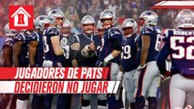 Seis jugadores de Patriots decidieron no jugar temporada 2020 por Coronavirus