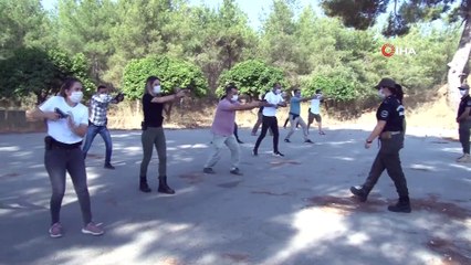 Kadın Polisler Atış Eğitiminde Göz Doldurdu