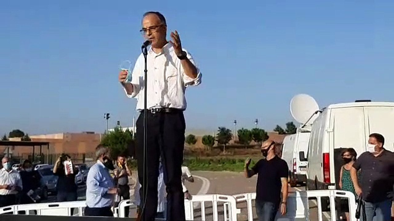 Discurs de Jordi Turull als Lledoners