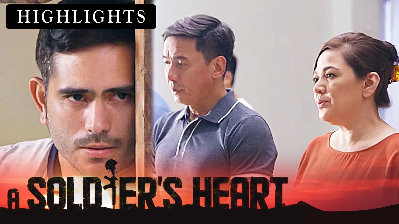 Alex quietly watches the Marasigans from afar before taking his leave | A Soldier's Heart