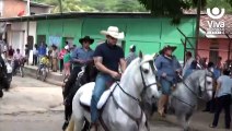 Devotos avivan la fe hacia Santa Ana con un desfile hípico en El Sauce, León