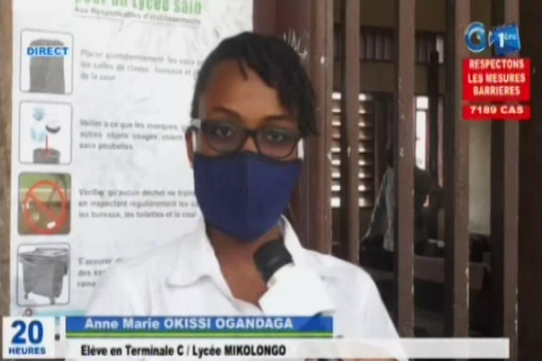 RTG/Baccalauréat 2020 - Le lycée Mikolongo pr...