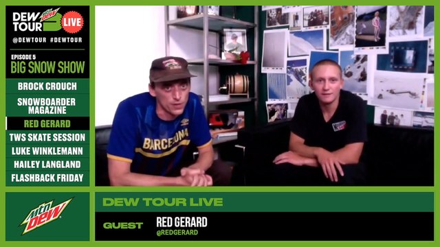 Red Gerard, Hailey Langland, Brock Crouch: Dew Tour Live Episode 5