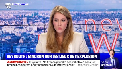 Beyrouth: Macron sur les lieux de l'explosion - 06/08