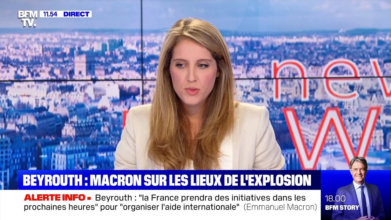 Beyrouth: Macron sur les lieux de l'explosion - 06/08