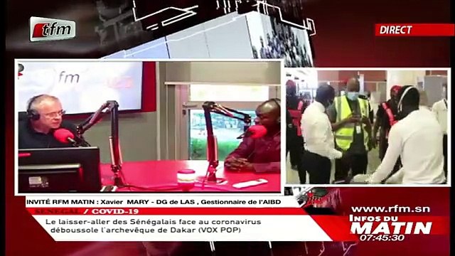Mr XAVIER MARY, DG de LAS invité de RFM Matin dans INFOS du MATIN du 06 Aout 2020