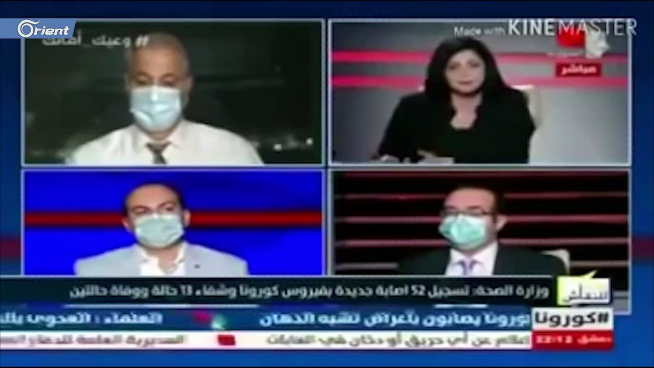 مذيعة موالية تحرج مسؤول في نظام أسد على الهواء مباشرة