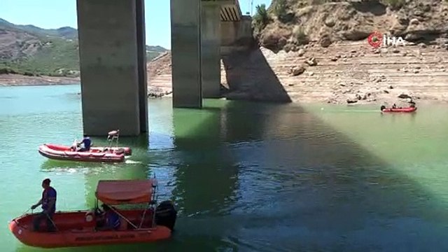 Gülistan için baraj gölü minimum seviyeye düşürüldü, sualtı arama çalışmalarına başlandı