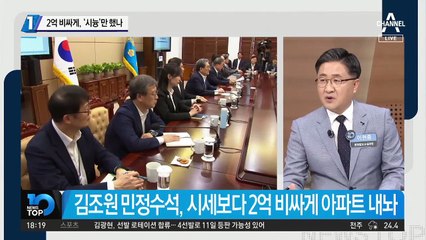 2억 비싸게…김조원, 집 내놓는 ‘시늉’만 했나