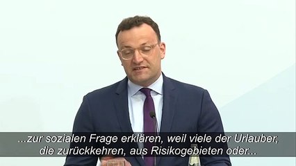 Spahn: Testpflicht für Reiserückkehrer ab Samstag