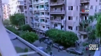 Beyrut'ta bir kadın patlamaya doğumhanede yakalandı: O anlar kameraya yansıdı | Video