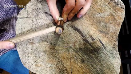 Georgian artist makes silver pipe from scratch in this ASMR step-by-step