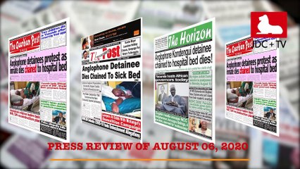 CAMEROONIAN PRESS REVIEW OF AUGUST 06, 2020