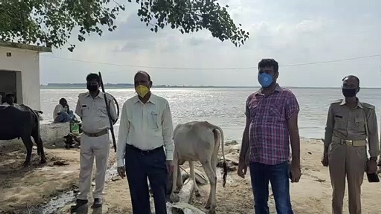 बिलग्राम में कटान के मामले में एसडीएम पहुंचे मौके पर