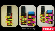 Handmade Popsicle/Ice Cream Sticks LED/TV Remote Holder | Noble Pearl