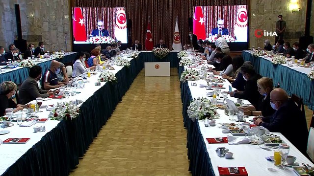 TBMM Başkanı Mustafa Şentop:“1 Ekim 2019-28 Temmuz 2020 tarihleri arasında TBMM Genel Kurulunda 118 birleşim yapıldı. Bu birleşimlerde 574 oturum gerçekleştirildi, bu oturumlarda 908 saat 52 dakika mesai yapıldı, bu çalışmalarda 38 bin 8