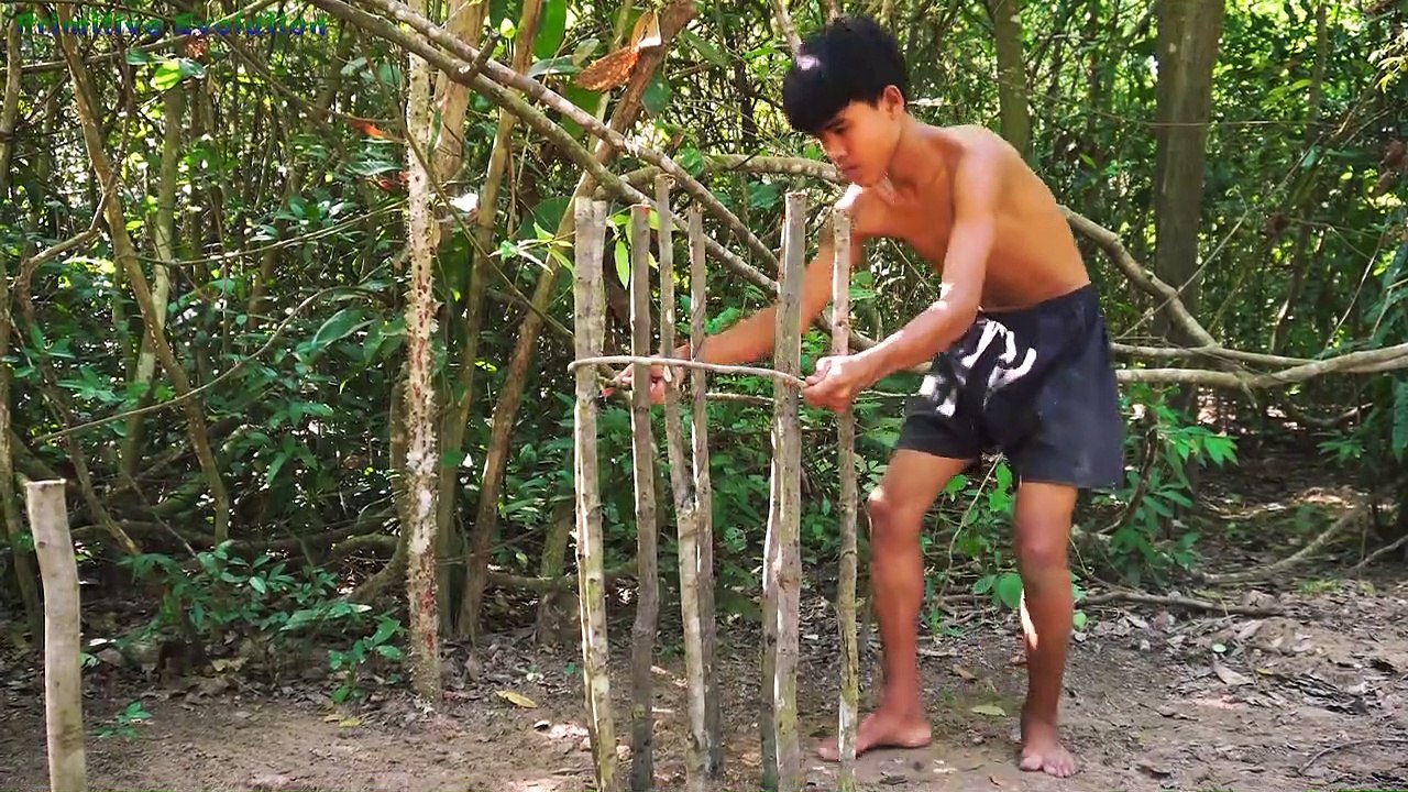 Abandoned And Starving Puppies Rescue Building Mud House And Underground Fish Pond