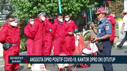 Kantor DPRD DKI Jakarta Ditutup, Seluruh Gedung Disemprot Disinfektan