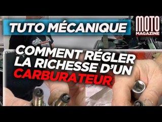 Comment regler la richesse de son carburateur -Tuto Moto Magazine