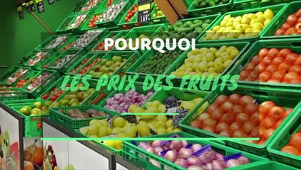la flambée des prix des fruits et légumes sur un an