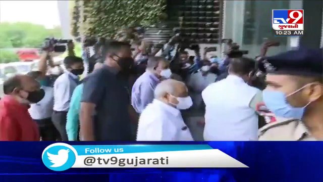 CM Rupani, Dy CM Nitin Patel reach Rajkot to review Covid situation