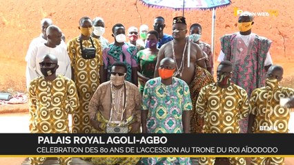 Bénin-Palais royal Agoli-Agbo : célébration des 80 ans de l'accession au trône du Roi Aïdodôdo Agoli-Agbo