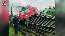 Rusya'da iki tren çarpıştı