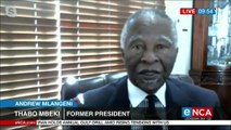 Former President Mbeki bids farewell to Andrew Mlangeni