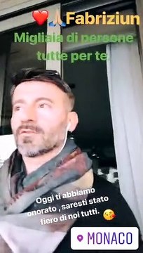 Max Biaggi e l'ultimo saluto a Fabrizio Frizzi dopo i funerali a Roma