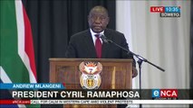 President Ramaphosa delivers eulogy of Andrew Mlangeni