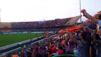 Lecce, delirio dopo la promozione nel campionato di Serie B