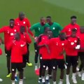 Mondiali Russia 2018 - Col Senegal Ã¨ sempre festa: riscaldamento a passo di danza