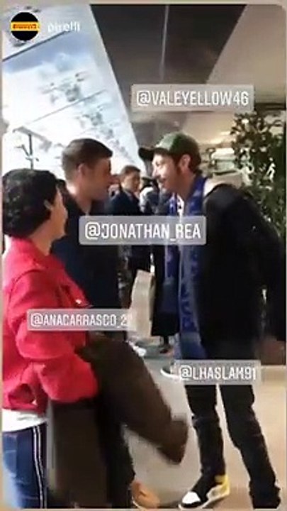 Valentino Rossi incontra Rea, Carrasco e Haslam a San Siro