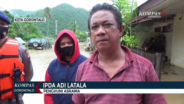 Aspol Polres Gorontalo Kota Direndam Banjir Lagi, 300 KK Mengungsi