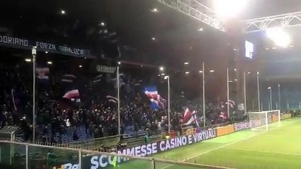 Sampdoria-Bologna: il coro per Vialli Ã¨ da brividi